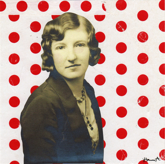 Collage: Feeling Invisible 1 365 collages by iHanna in 2013 (Copyright Hanna Andersson)