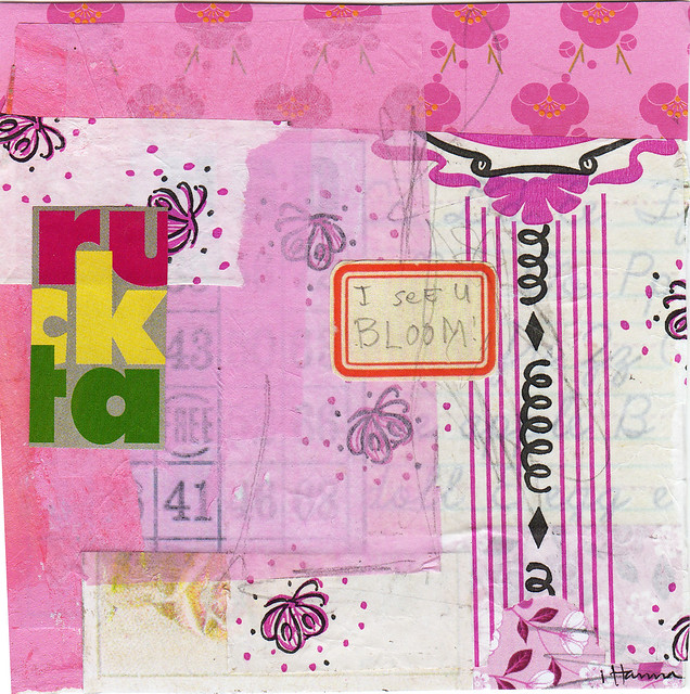 Collage: I See You Bloom by artist iHanna (Copyright H. Andersson)