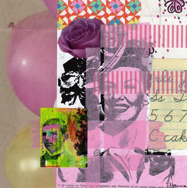 Collage: Spotlight on Her by artist iHanna (Copyright H. Andersson)