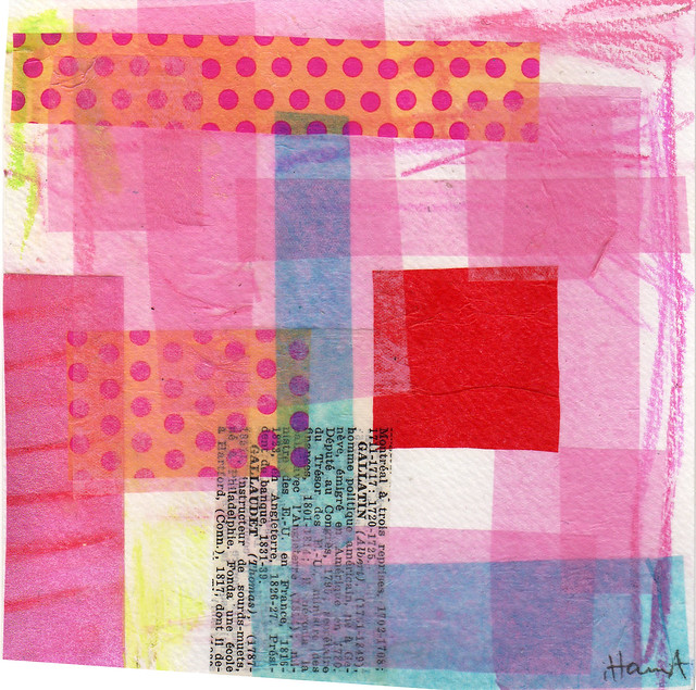 Collage: Imagine the Possible feat tissue paper collage by iHanna (Copyright Hanna Andersson) 2013