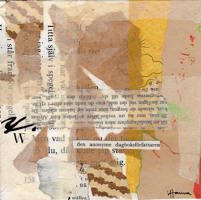 Collage: The Anonymous Diary Writer by iHanna (Copyright Hanna Andersson) 2013