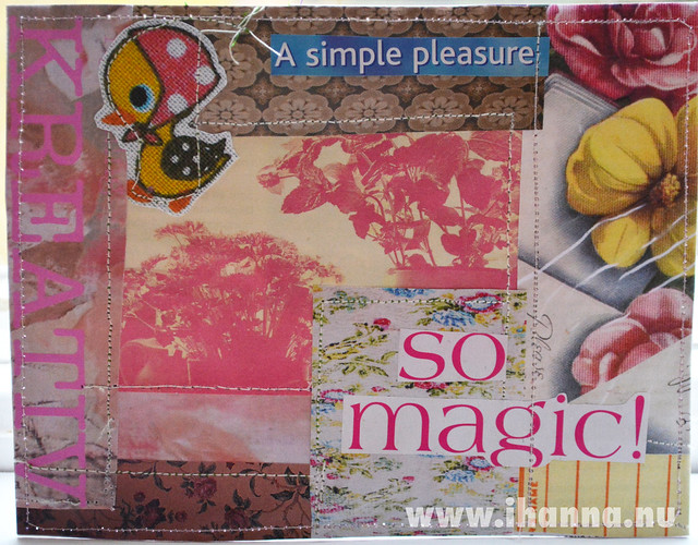 DIY Postcard Pop Art Collage - so magic! by iHanna (Copyright Hanna Andersson)
