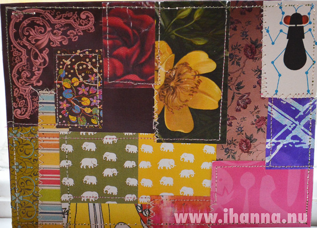 DIY Postcard Pop Art Collage - Elephant Bug by iHanna (Copyright Hanna Andersson)