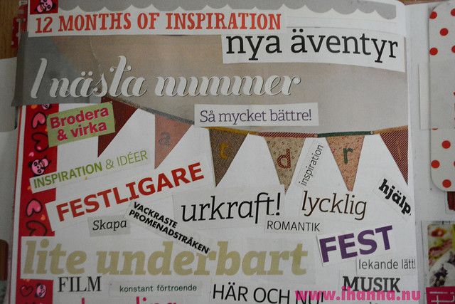 Diary Collage: New adventures in 2014 (Copyright Hanna Andersson) please do not pin/share images from this post