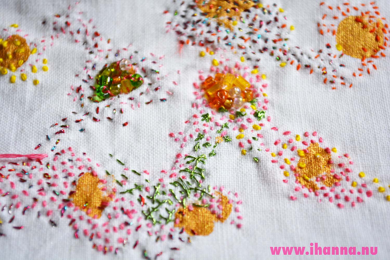 Random stitches and gold blotches by iHanna (Photo copyright Hanna Andersson)