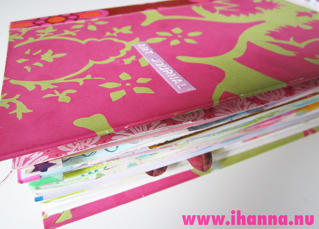 Book binding The Diamond x Stitch Art Journal by iHanna (Copyright Hanna Andersson])