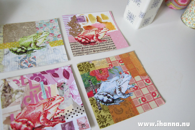 Frog collage series by iHanna (Copyright Hanna Andersson)