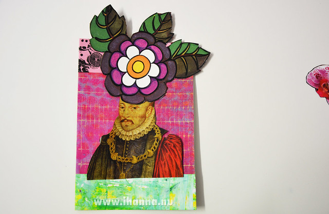 DIY Postcard idea for a guy with a crazy hat by iHanna (Photo Copyright Hanna Andersson)