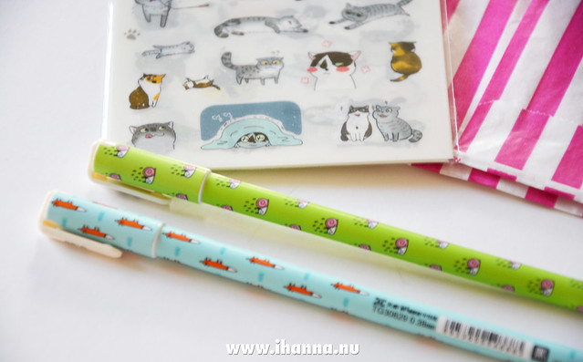 Super cute pens in iHanna's Etsy haul [included in the haul video]
