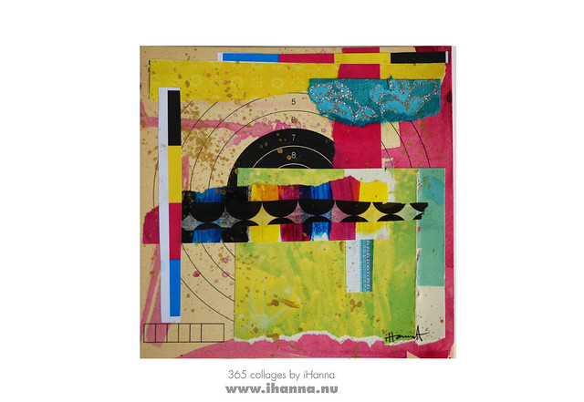 365 Collages in 2018 by iHanna - no 14 CMYK Printable Colors (Copyright Hanna Andersson)
