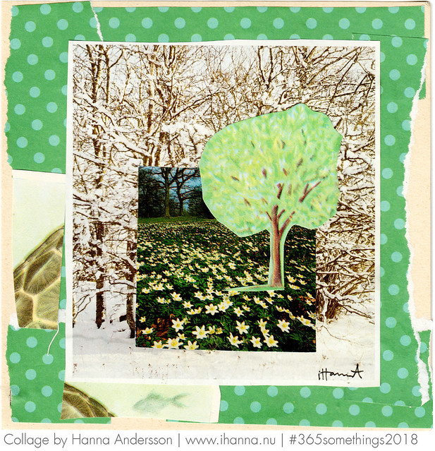 Seasonal post card from Now, a new collage by iHanna.