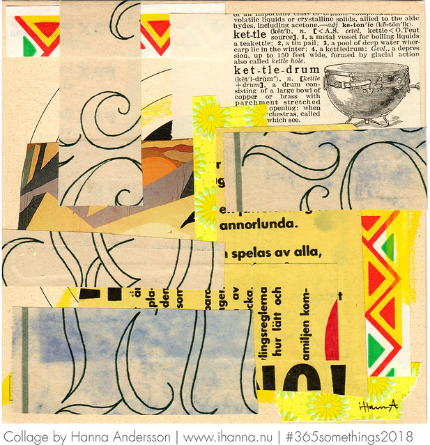Marching to my own Drum - Collage no 57