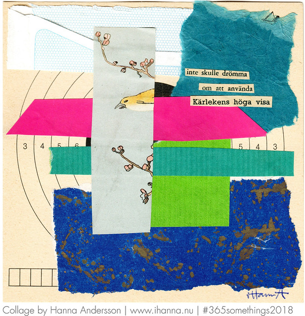 Kärlekens höga visa - Collage no 839, made by iHanna #365somethings2018