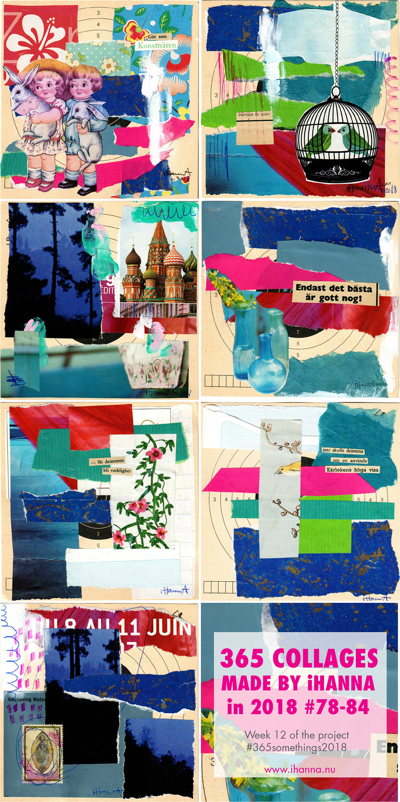 365 collages by iHanna Week 12 2019 #365somethings2018