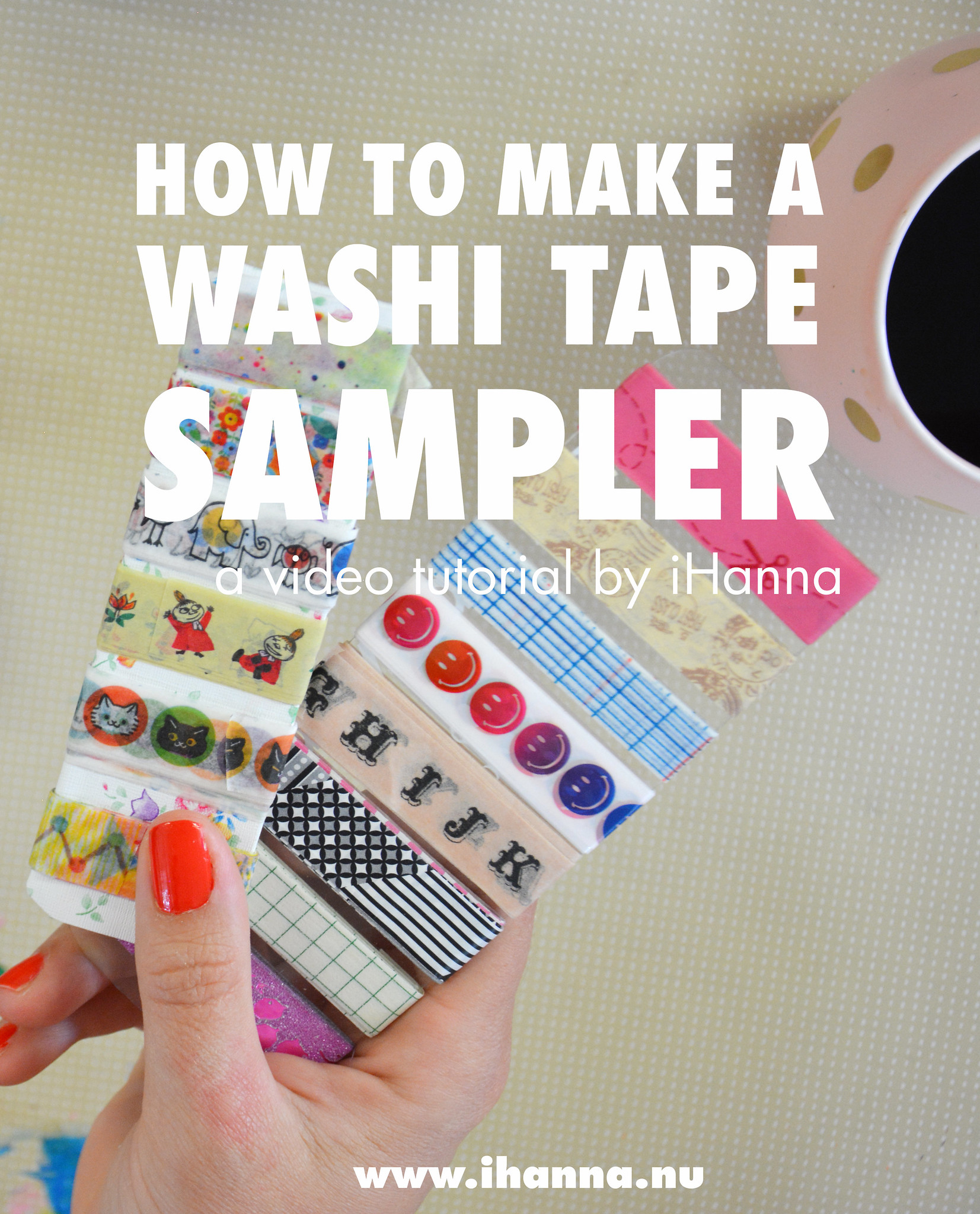 How to make a washi tape sampler - a tutorial by iHanna (plus why you should make them and what to do with them) #washitape