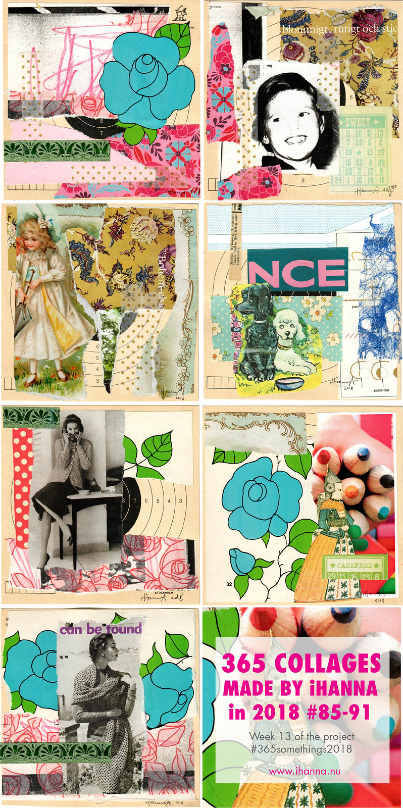 365 collages by iHanna in 2018 week 13 #365somethings2018