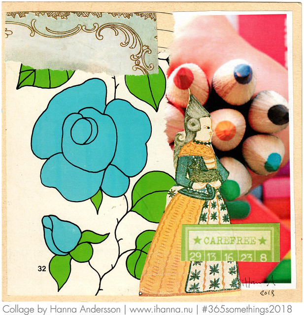 Kind of carefree - Collage no 90 by iHanna #365somethings2018 #collageart