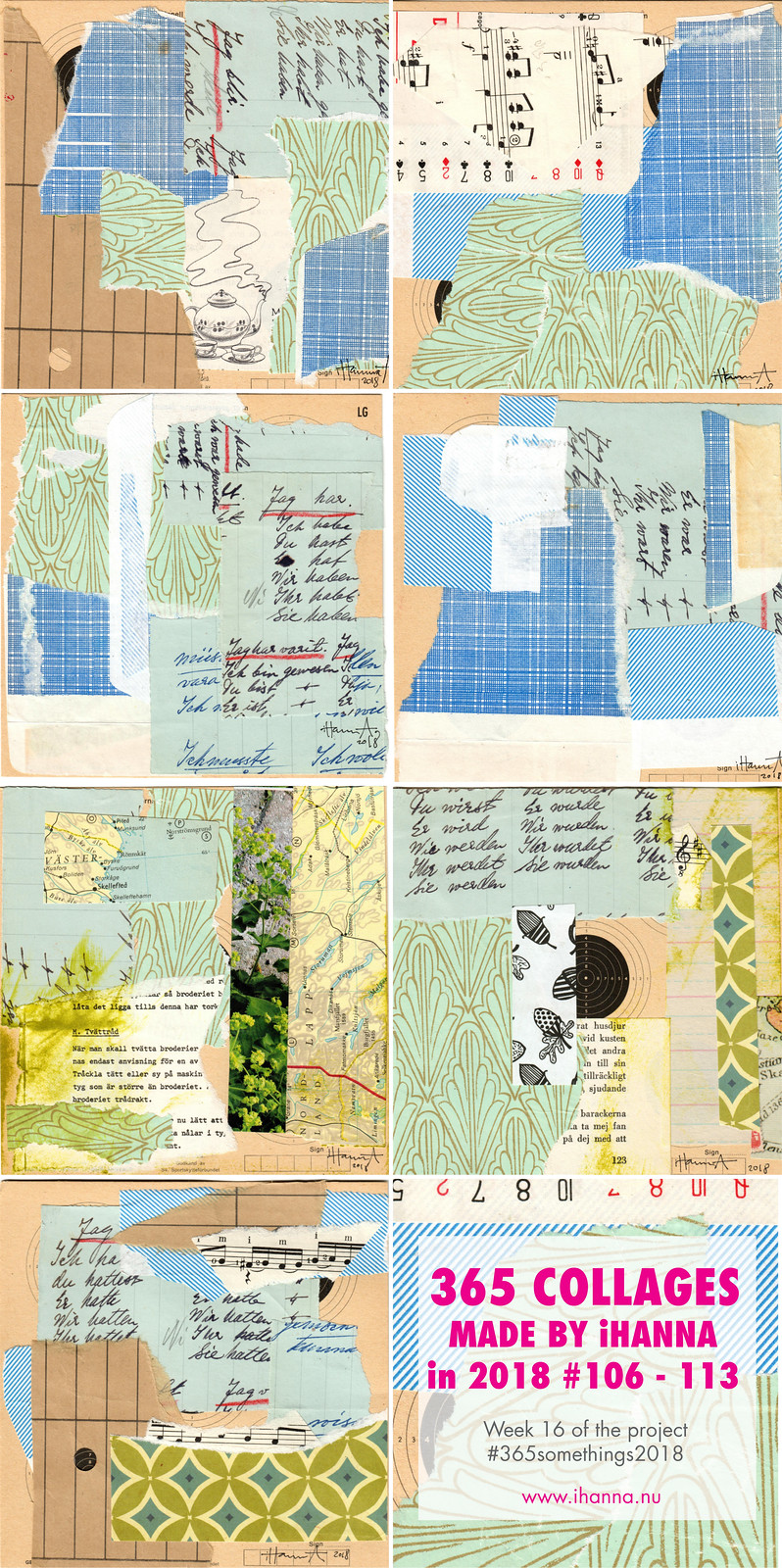 Pin this image iHannas 365 Collages Week 16 2018 #365somethings2018 