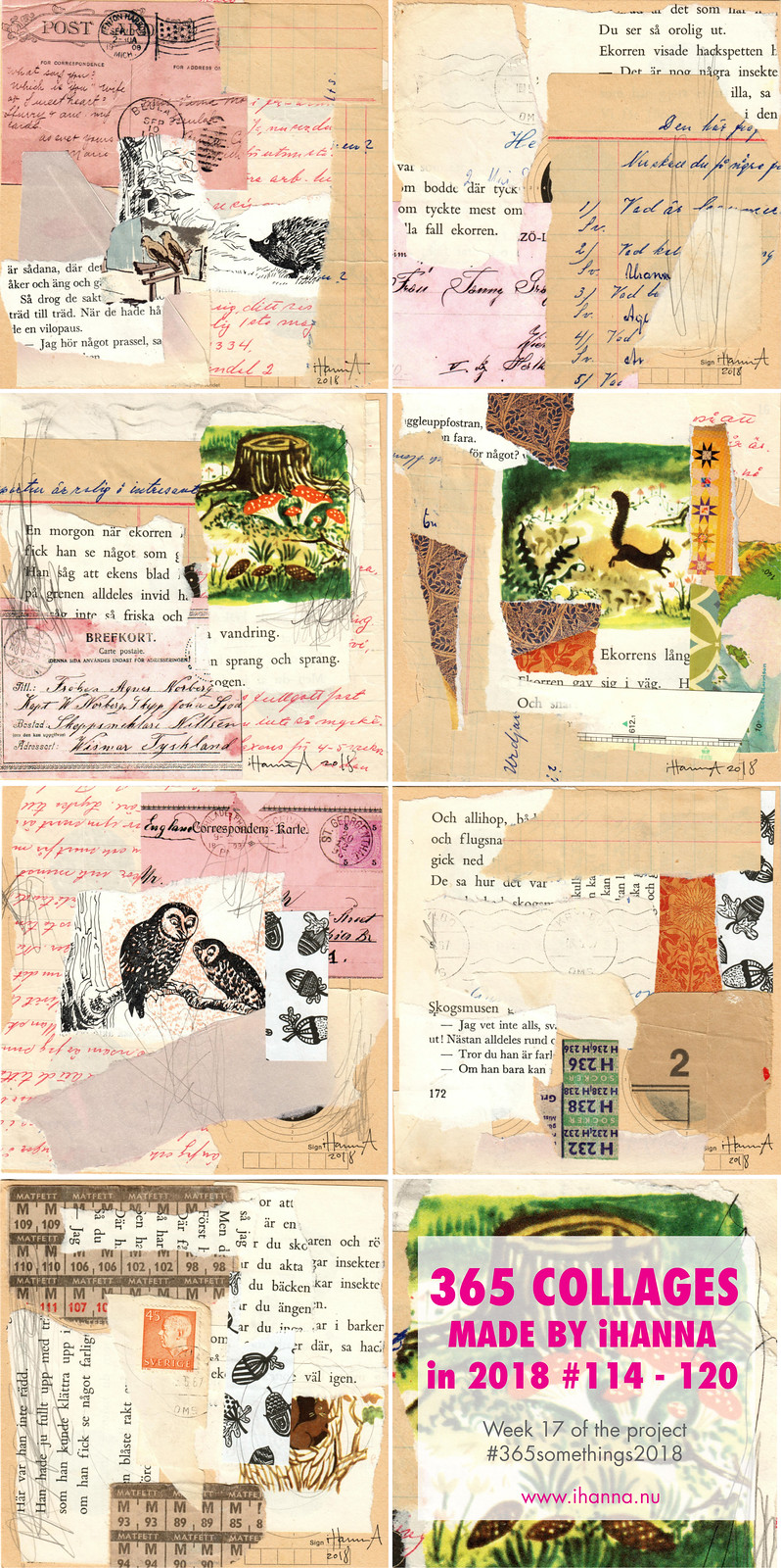 iHanna's 365 collages Week 17 2018 #365somethings2018 #collage #art