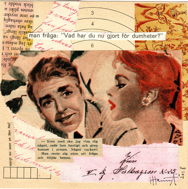 The Romance Trickster - Collage no 124 by iHanna #365somethings2018 (Copyright Hanna Andersson)