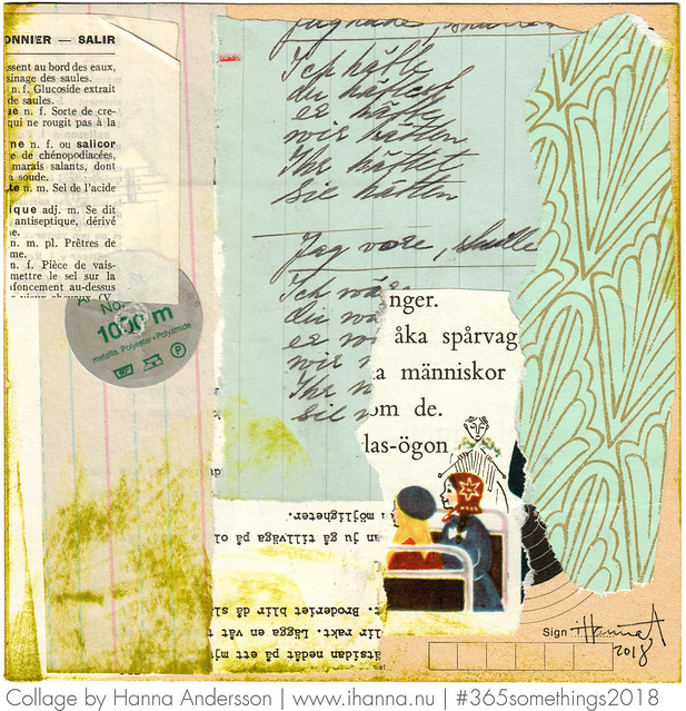 People watching leftover from week 16 - Collage no 132 of 365 by iHanna #3365somethings2018