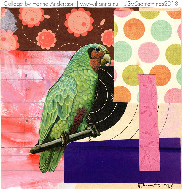 Parrot not in Cage - Collage no 137 by iHanna (Copyright H. Andersson)