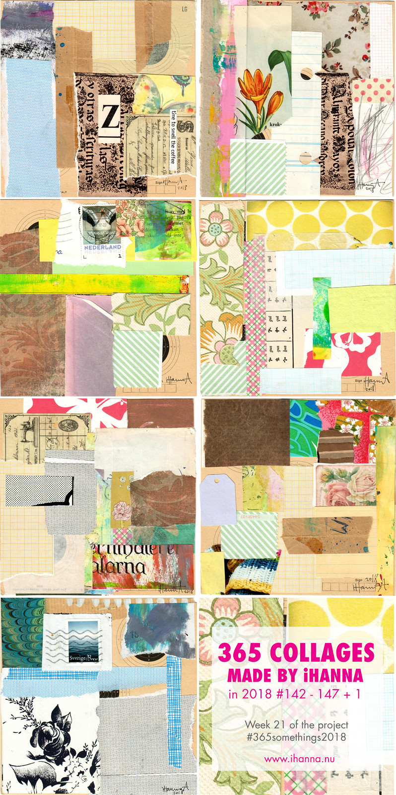 iHannas 365 Collages Week 21 2018