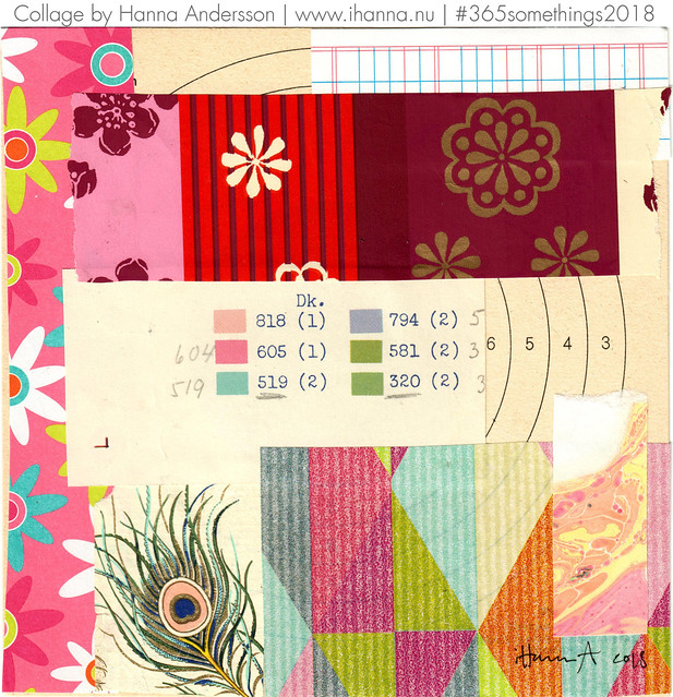 Peacock Feather Forecast - Collage no 161 by iHanna (Copyright Hanna Andersson)