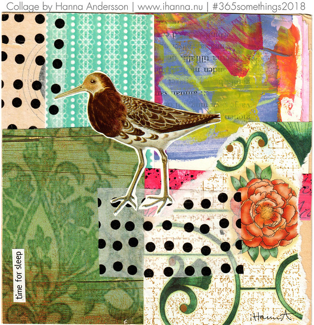 Square bird collage by iHanna 2018 (Copyright Hanna Andersson)