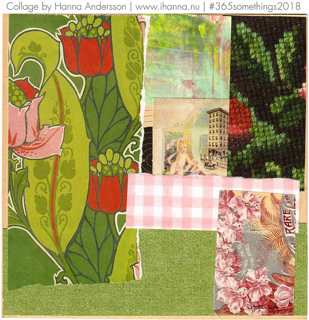 Green mixed in - Collage no 171 by iHanna (Copyright Hanna Andersson)