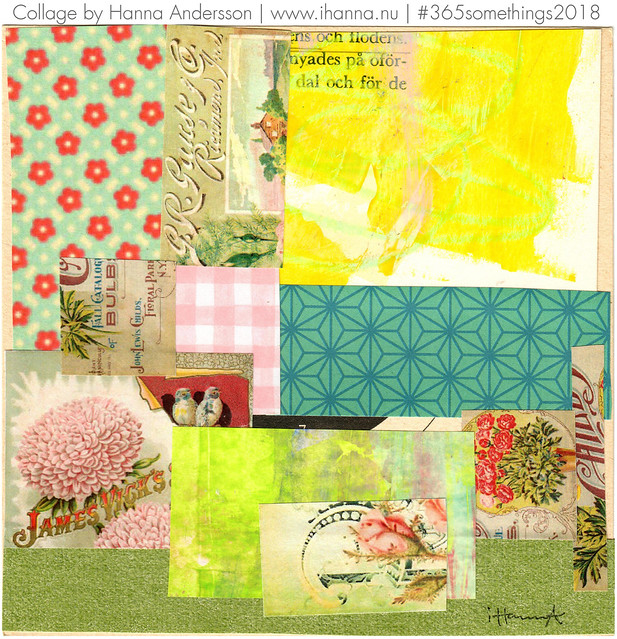 A Blend of Garden flowers - Collage no 170 by iHanna (Copyright Hanna Andersson)