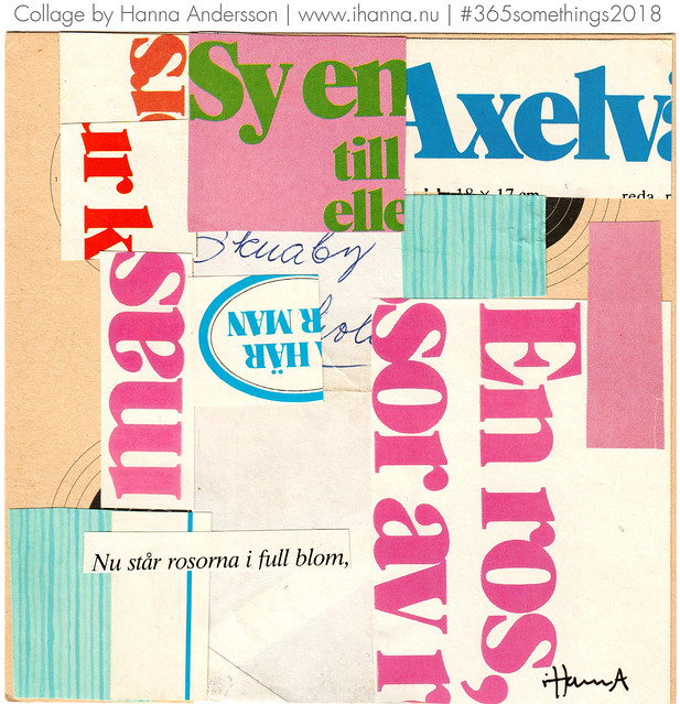 Season of Crafts typography collage by iHanna (Copyright Hanna Andersson)