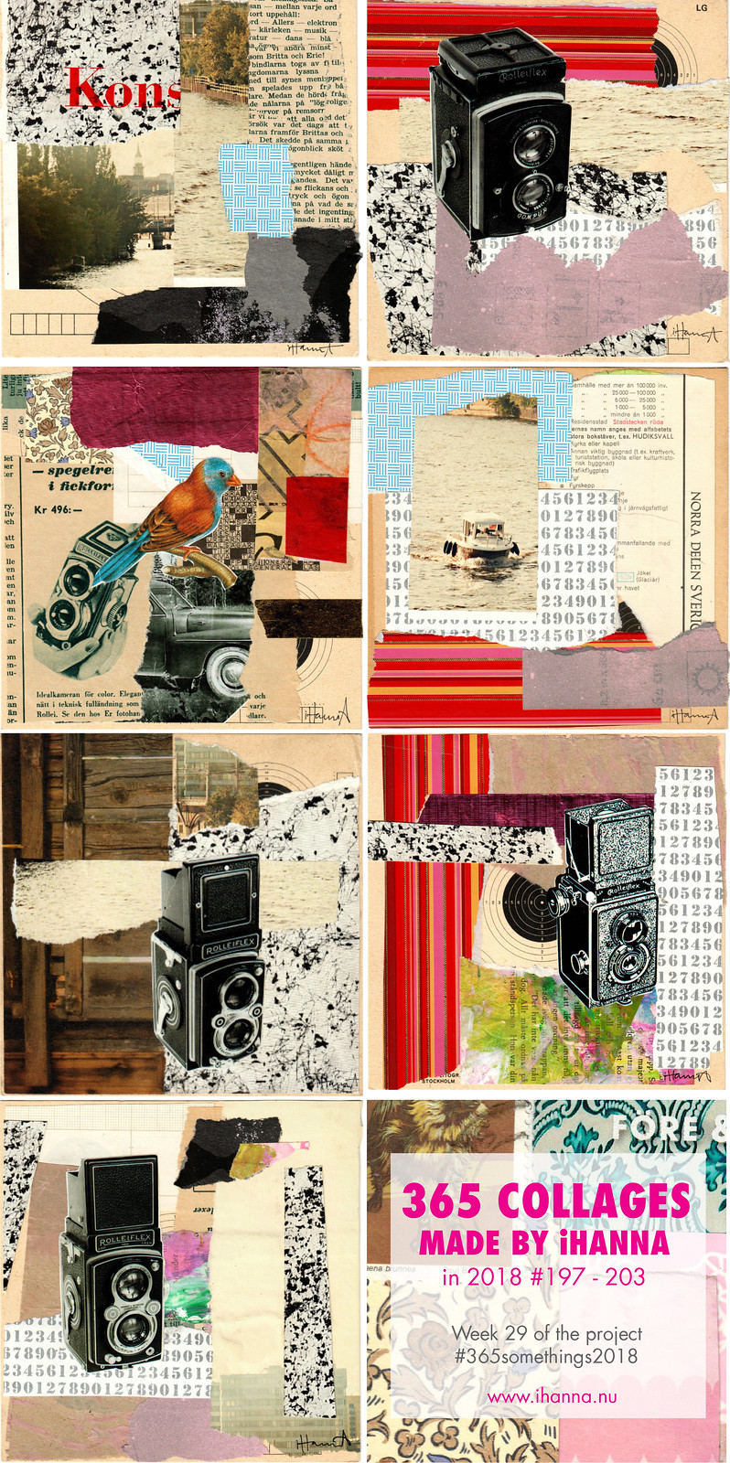 Pin to Pinterest and Capture the Moment with this iHannas 365 Collages Week 29 2018