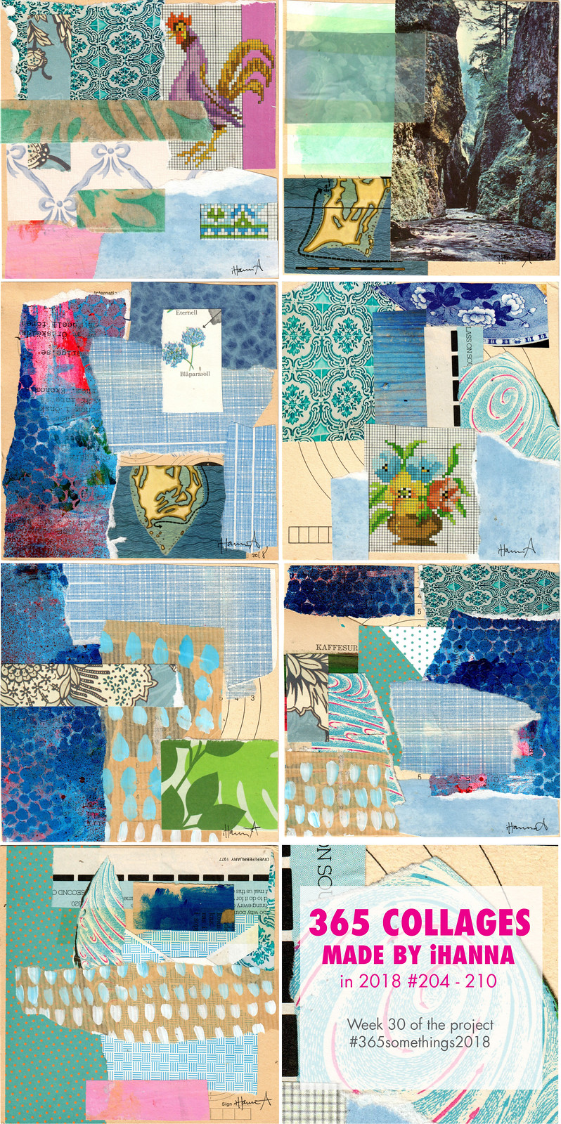 iHanna's 365 Collages Week 30 2018
