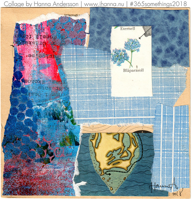 In the Shade of a Parasol - Collage no 206 by iHanna (Copyright Hanna Andersson)