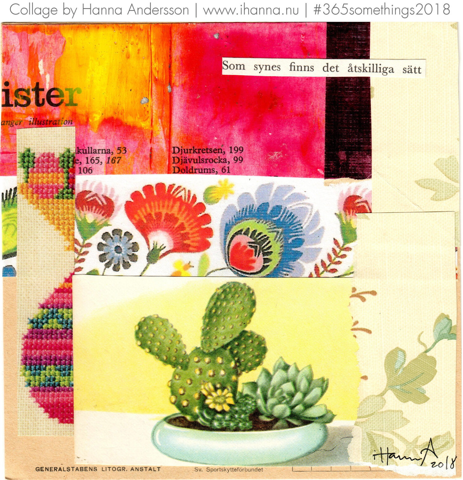 Summer Itch - Collage no 217 by iHanna (Copyright Hanna Andersson)