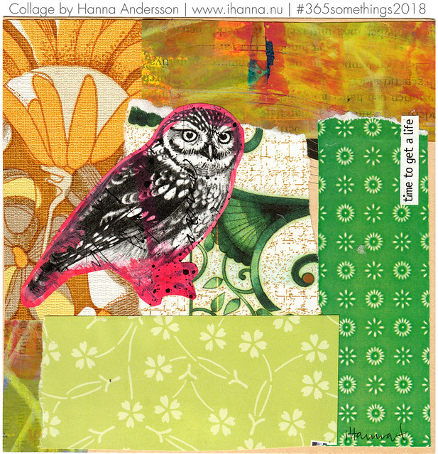 Waiting for the sun to set - Collage no 193 by iHanna 2018 - extra week 23 (Copyright H. Andersson)