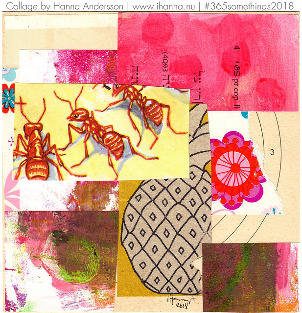 Come closer if you dare - Collage by iHanna #365somethings2018 (Copyright Hanna Andersson)