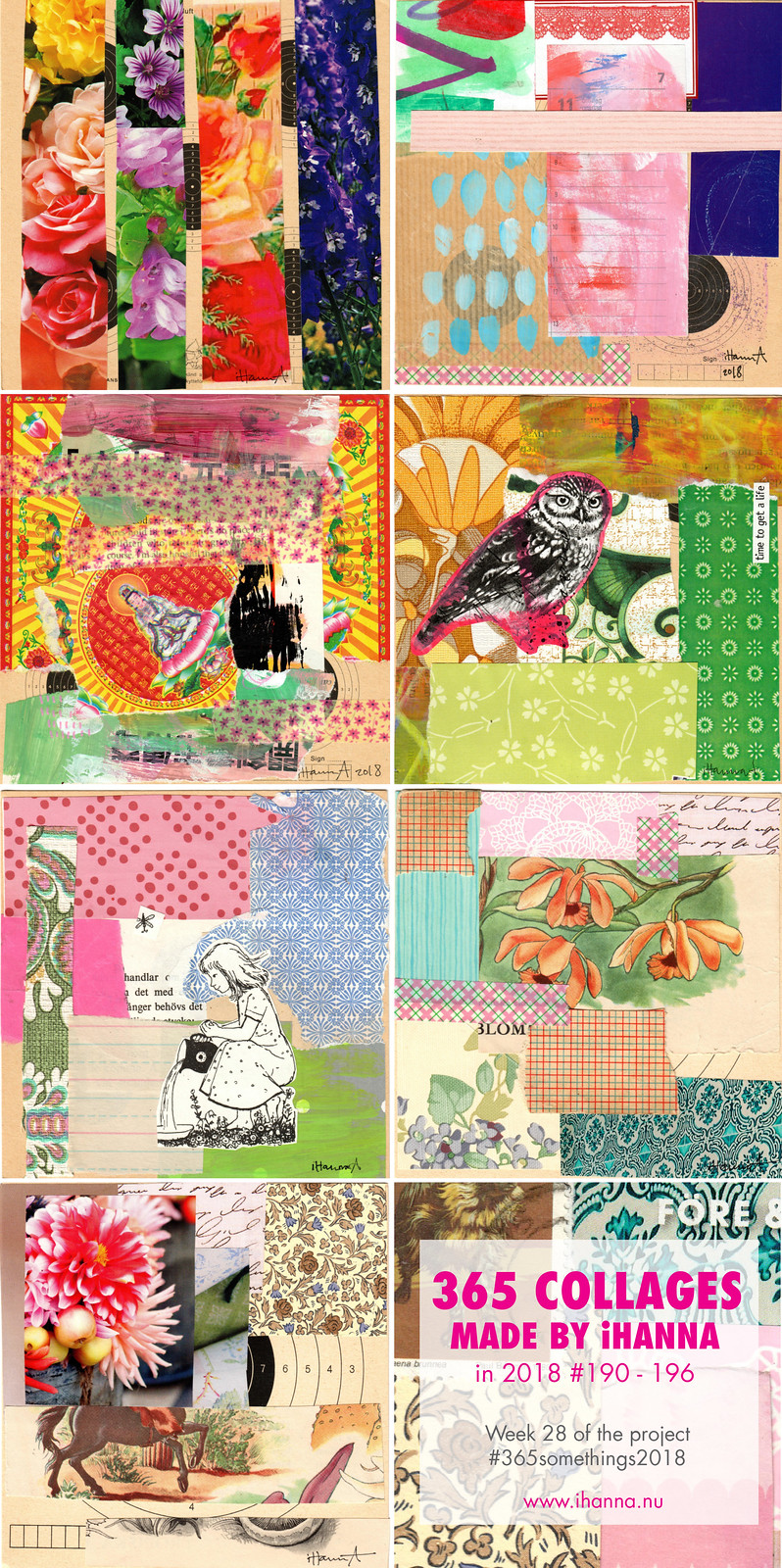 iHannas 365 Collages Week 28 2018 (Copyright Hanna Andersson)