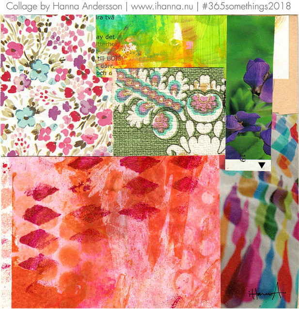 Cut things away as you go - Collage no 231 by iHanna #365somethings2018 (Copyright H. Andersson)