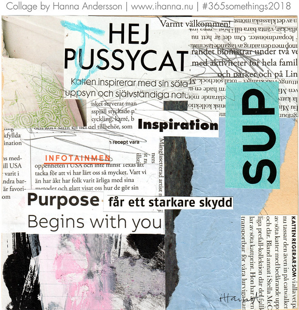 Hey Pussycat - Collage no 262 by iHanna (Copyright Hanna Andersson)  