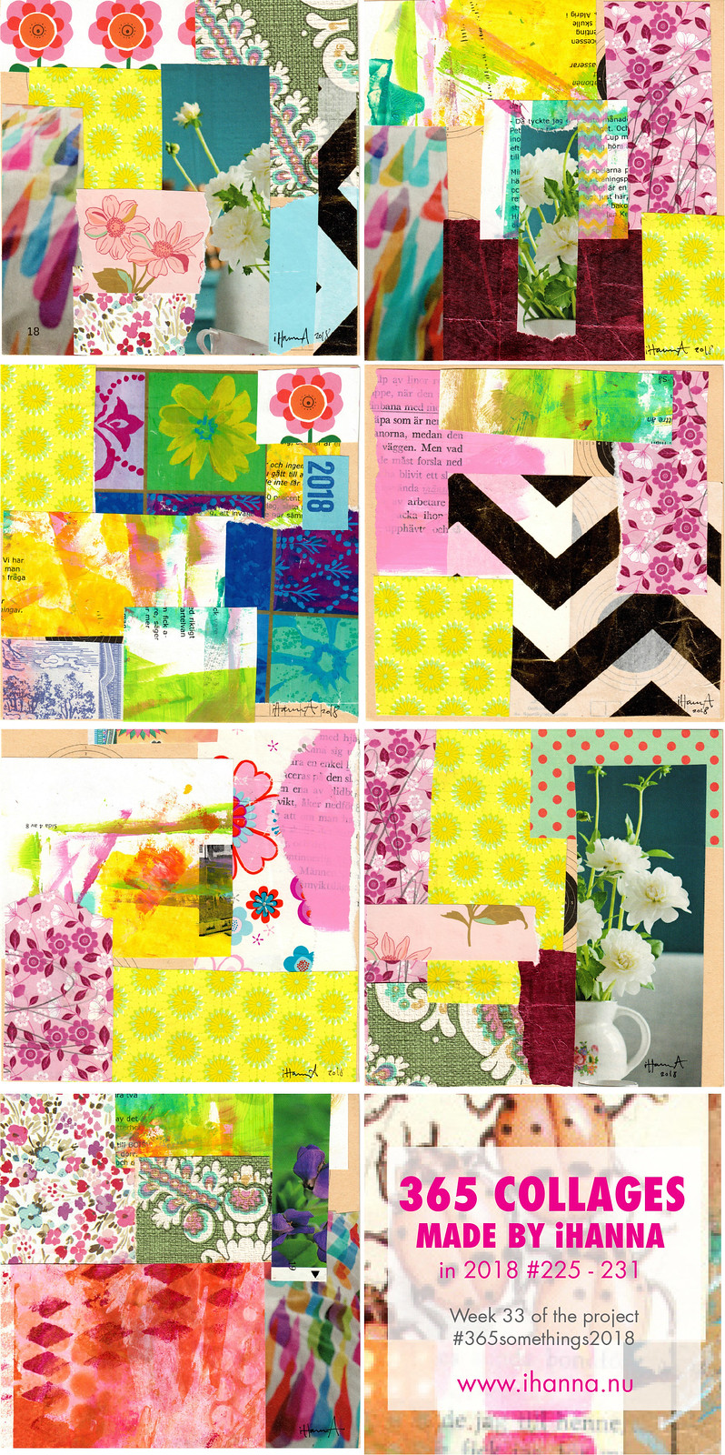iHanna's 365 Collages in 2018 Week 33 #365somethings2018