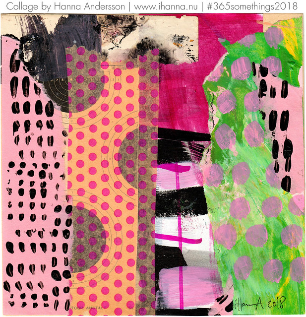 Piece by Piece -abstract  Collage no 296 by iHanna (Copyright Hanna Andersson)