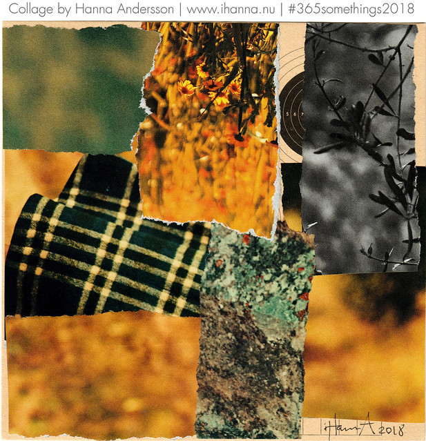 Falling towards the End - Collage no 303 by iHanna #365somethings2018 (Copyright Hanna Andersson)