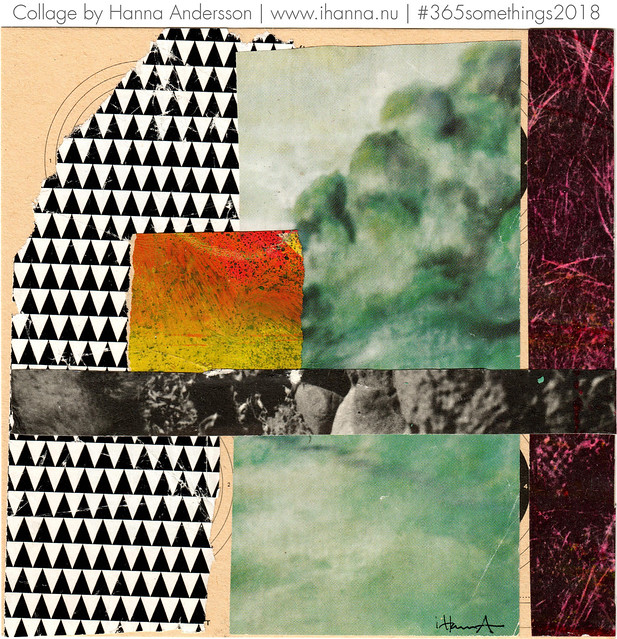 Halloween Colors in the collage Stormy Sky - Collage no 280 by iHanna in 2018 (Copyright Hanna Andersson)  