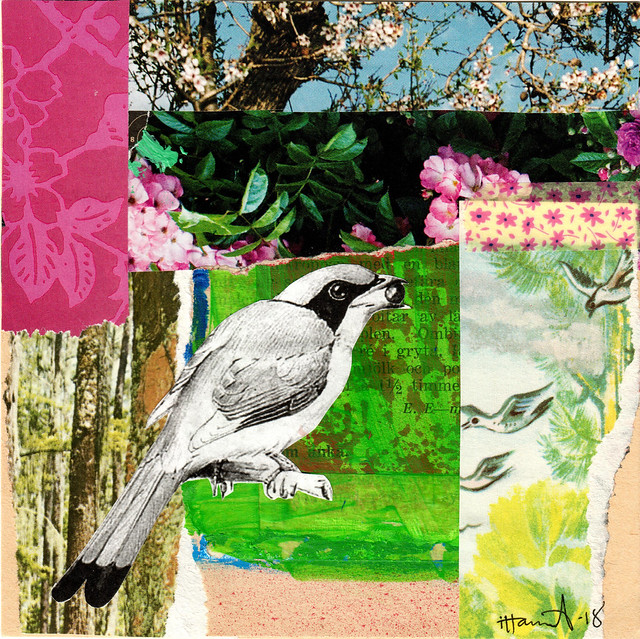 Berry Much So - Collage no 317 week 46 of 2018 collage artwork by iHanna (Copyright H. Andersson)