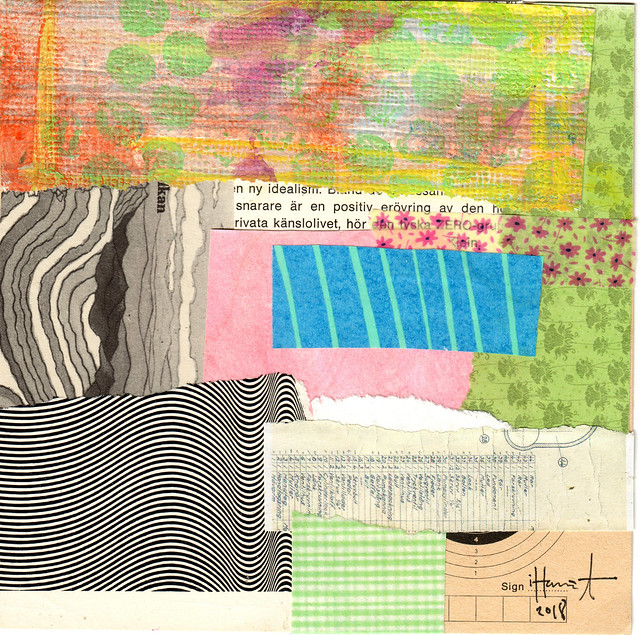 It's a Positive Conquest - Collage no 320 collage artwork by iHanna in 2018 (Copyright H. Andersson)