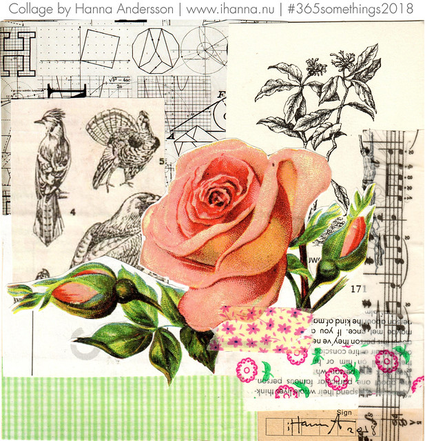 Deflecting Life - Collage no 324 by iHanna in 2018 (Copyright H. Andersson)