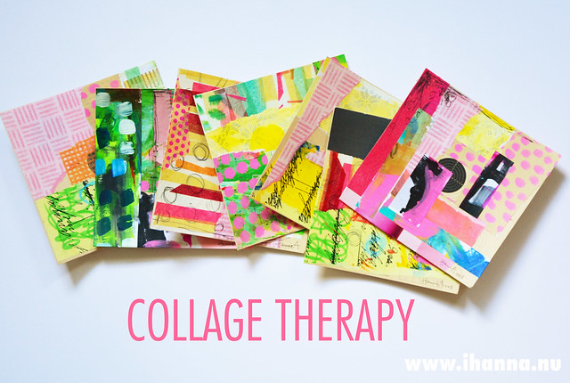 Target Practice and Collage therapy with iHanna (Copyright Hanna Andersson)