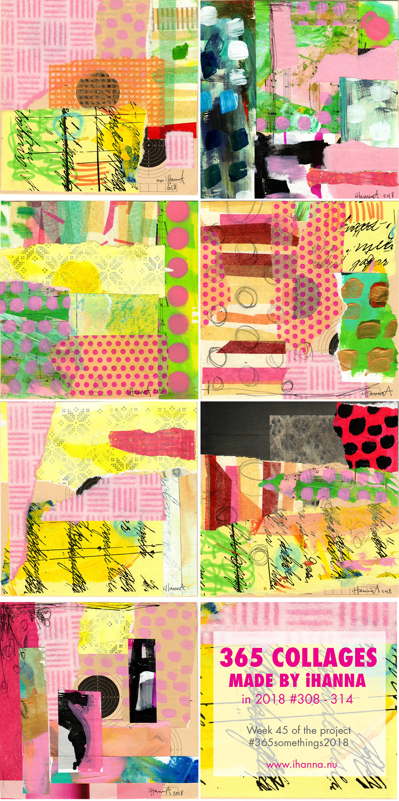 iHannas 365 Collages in 2018 - Week 45 #365somethings2018 (Copyright Hanna Andersson)